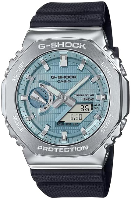 Casio Herrklocka GBM-2100A-2BER G-Shock Blå/Gummi Ø49.3 mm - Casio