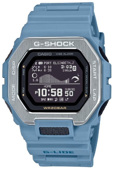 Casio Herrklocka GBX-100-2AER G-lide Svart/Resinplast Ø46 mm - Casio