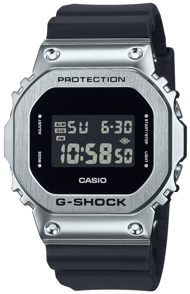 Casio Herrklocka GM-5600U-1ER G-shock Svart/Resinplast Ø43.2 mm - Casio