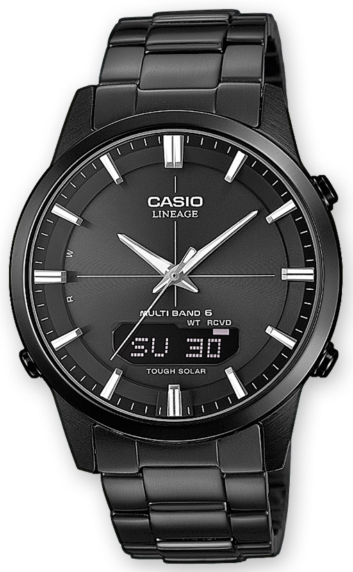 Casio Herrklocka LCW-M170DB-1AER Radio Controlled Svart/Stål Ø39 mm - Casio