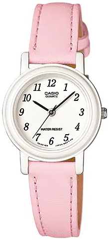 Casio Damklocka LQ-139L-4B1DF Classic Vit/Läder Ø25 mm - Casio