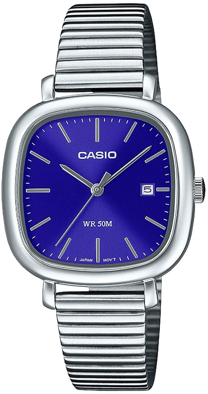 Casio LTP-B166D-2AVEF Timeless Collection Blå/Stål - Casio