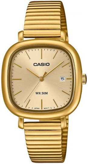 Casio LTP-B166G-9AVEF Timeless Collection Guld/Gulguldtonat stål - Casio