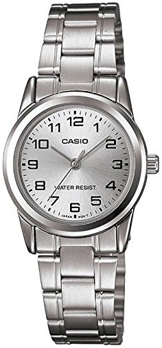 Casio Damklocka LTP-V001D-7BUDF Classic Silverfärgad/Stål Ø30 mm - Casio