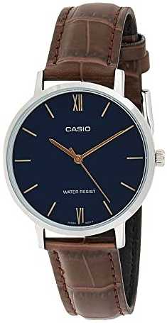 Casio Herrklocka LTP-VT01L-2BUDF Classic Svart/Läder Ø34 mm - Casio