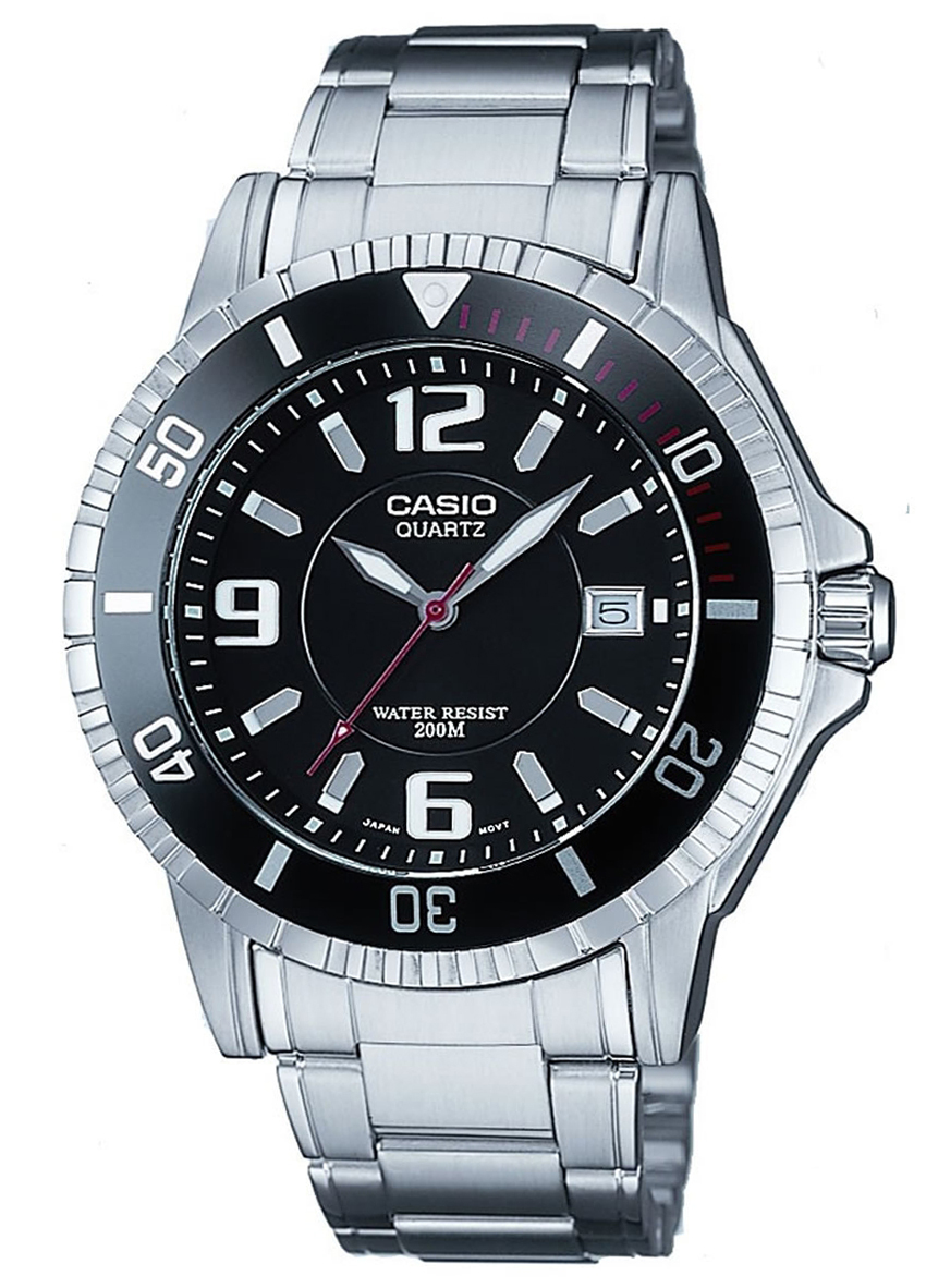 Casio Herrklocka MTD-1053D-1AVES Collection Svart/Stål Ø42.6 mm - Casio