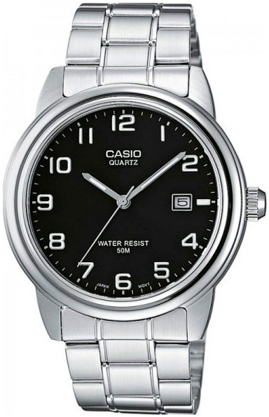 Casio Herrklocka MTP-1221A-1AVEG Svart/Stål Ø44.2 mm - Casio