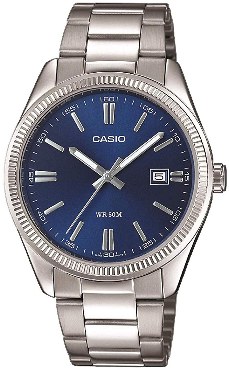 Casio Herrklocka MTP-1302PD-2AVEF Collection Blå/Stål Ø38.5 mm - Casio