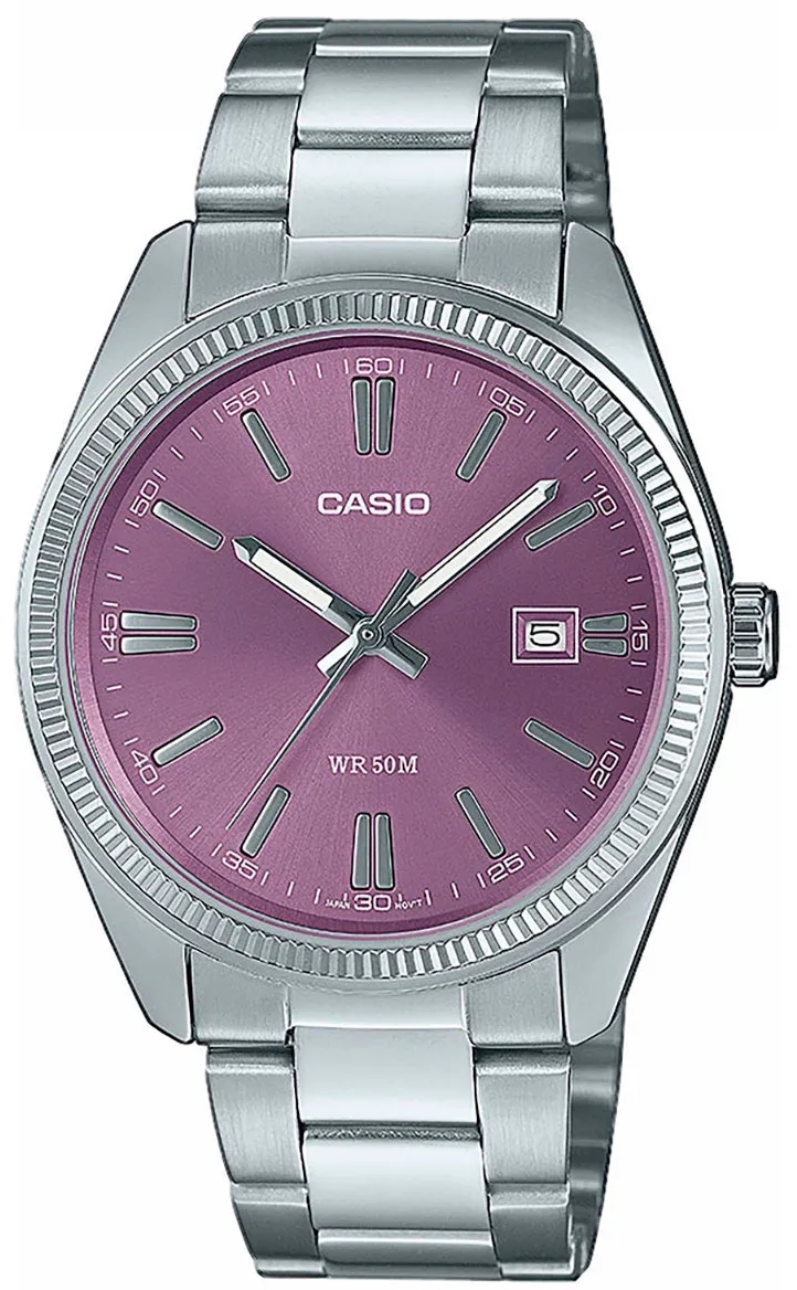 Casio MTP-1302PD-6AVEF Analogic Lila/Stål Ø38.5 mm - Casio