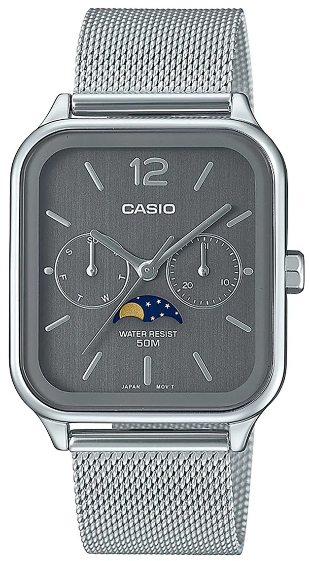 Casio MTP-M305M-8AVER Timeless Collection Standard Grå/Stål Ø34 mm - Casio