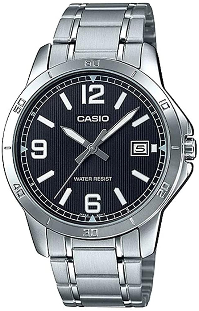 Casio Herrklocka MTP-V004D-1B2UDF Classic Svart/Stål Ø41.5 mm - Casio
