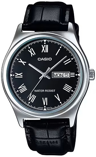 Casio Herrklocka MTP-V006L-1BUDF Classic Svart/Läder Ø38 mm