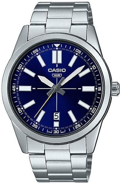 Casio Herrklocka MTP-VD02D-2EUDF Classic Blå/Stål Ø41 mm - Casio