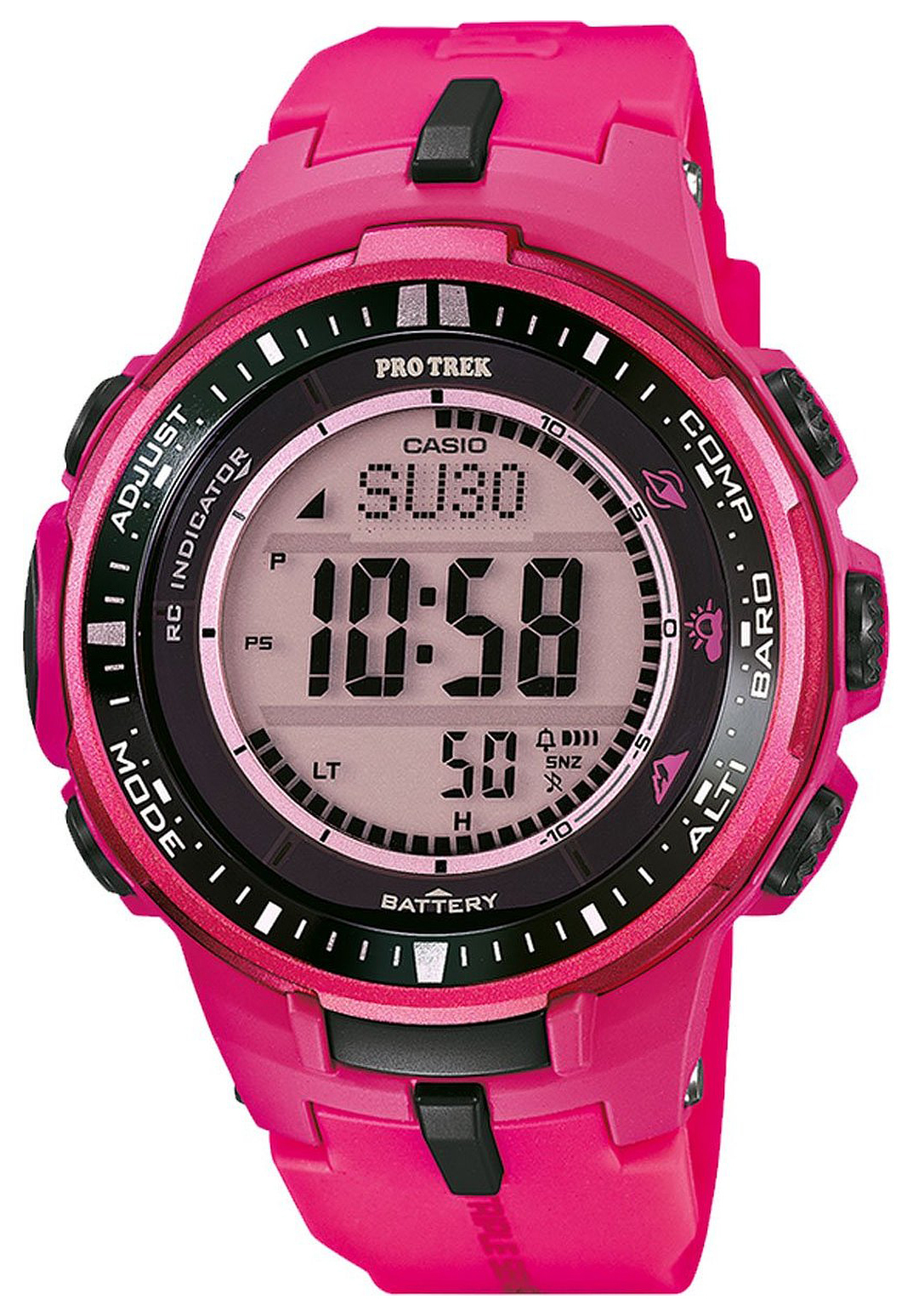 Casio Herrklocka PRW-3000-4BER Pro Trek LCD/Resinplast Ø47 mm - Casio