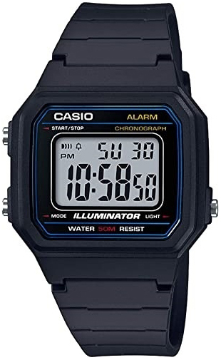 Casio W-217H-1AVDF Classic LCD/Resinplast 40x40 mm - Casio
