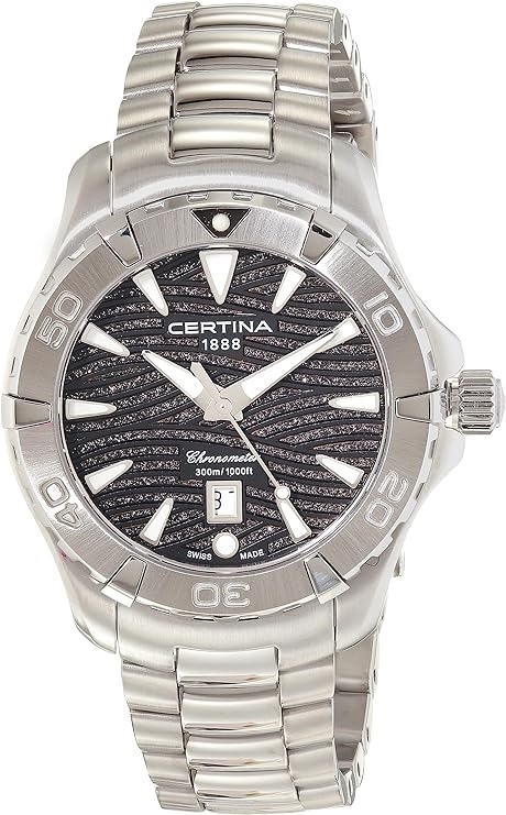 Certina Damklocka C032.251.11.051.09 Ds Action Svart/St&aring;l &Oslash;34 mm