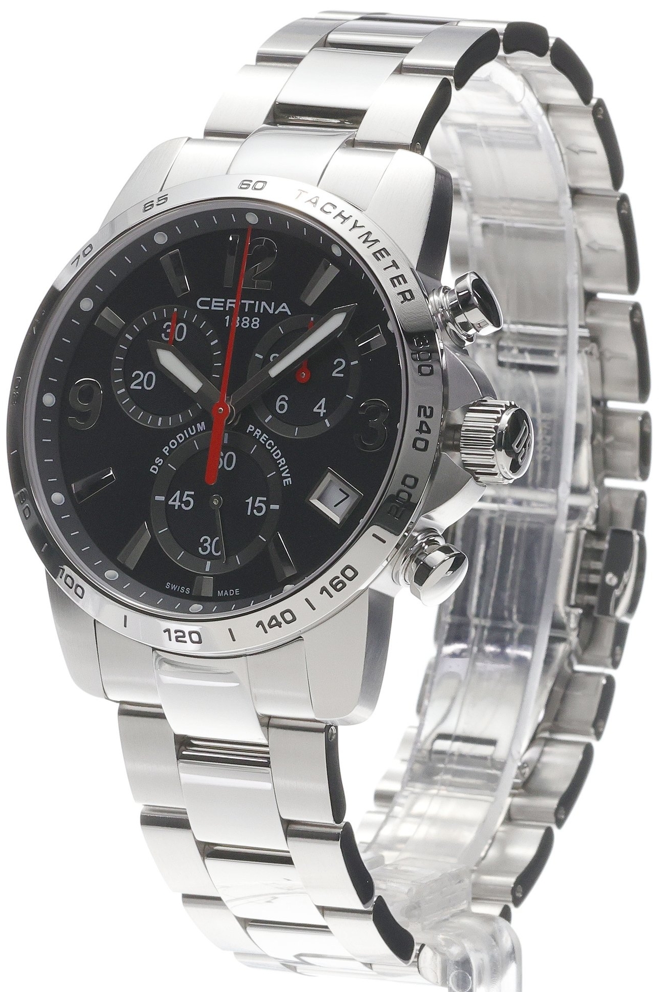 Certina Herrklocka C034.417.11.057.00 DS Podium Svart/Stål Ø41 mm - Certina