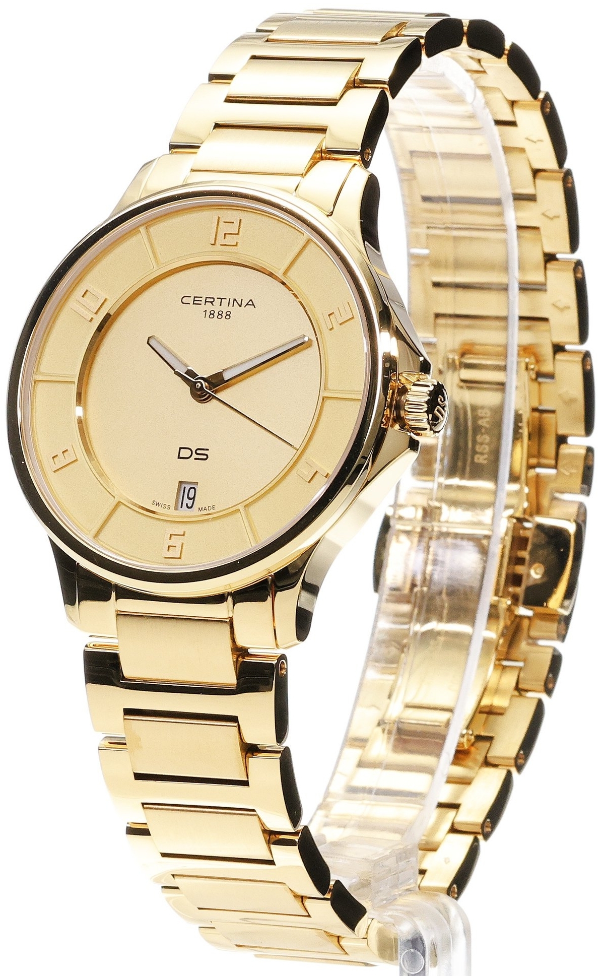 Certina Damklocka C039.251.33.367.00 DS 6 Guldtonad/Guldtonat stål - Certina