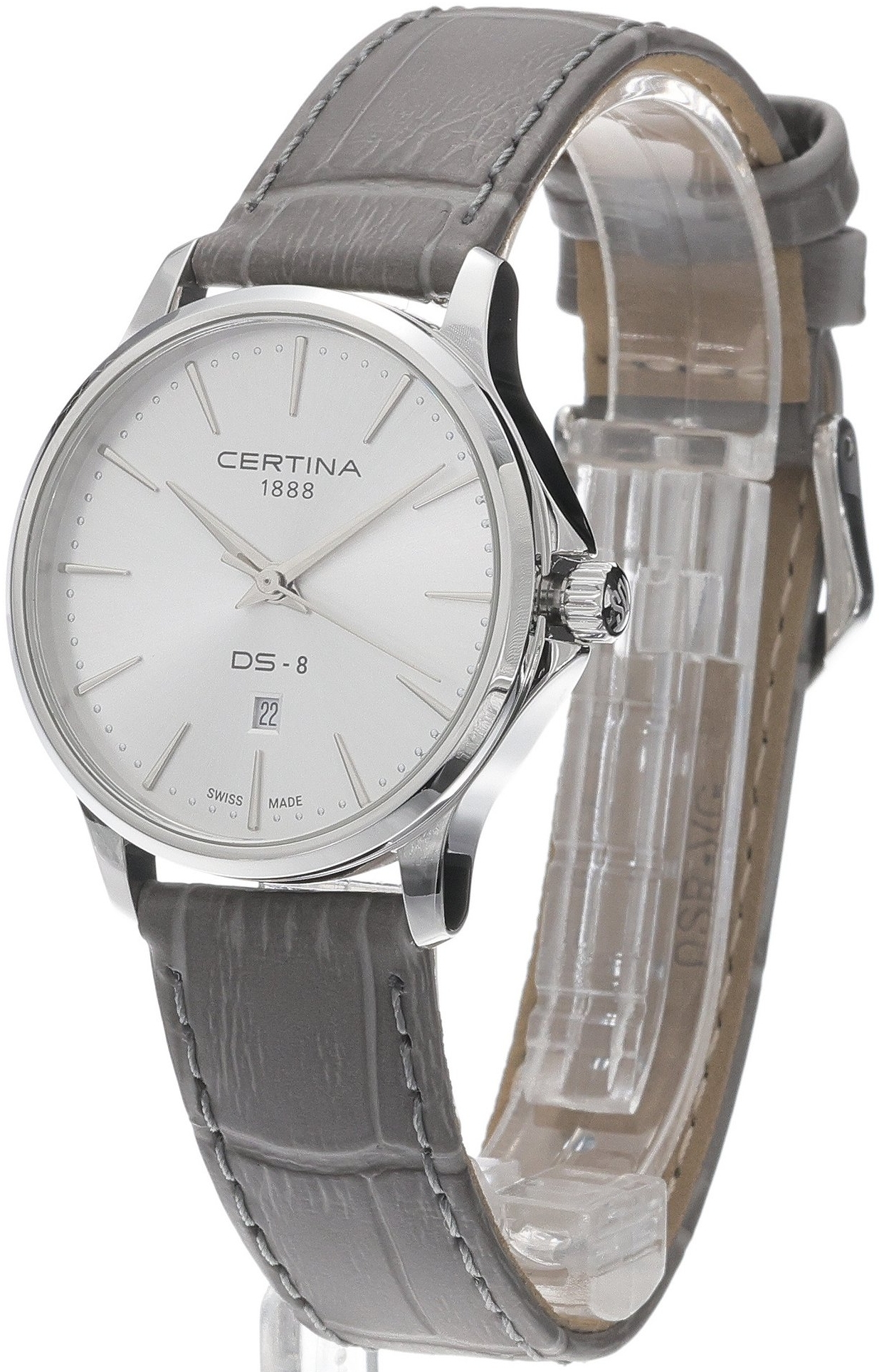 Certina Damklocka C045.010.16.031.00 Ds 8 Silverfärgad/Läder Ø31 mm - Certina