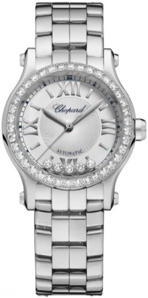 Chopard Damklocka 278573-3014 Happy Sport Silverfärgad/Stål Ø30 mm - Chopard