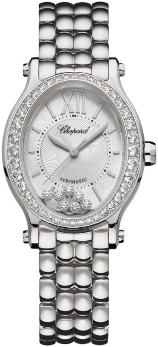 Chopard Damklocka 278602-3004 Happy Sport Silverfärgad/Stål Ø29 mm - Chopard