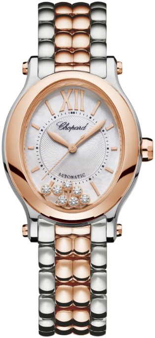 Chopard Damklocka 278602-6002 Happy Sport Silverfärgad/18 karat - Chopard