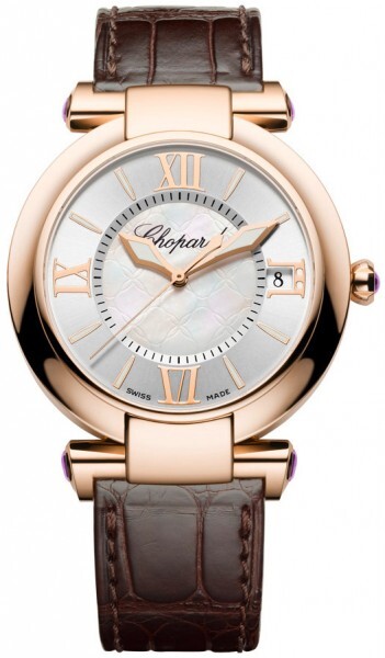Chopard Damklocka 384241-5001 Imperiale Vit/Läder Ø40 mm - Chopard