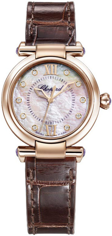 Chopard Damklocka 384319-5009 Imperiale Vit/Läder Ø29 mm - Chopard