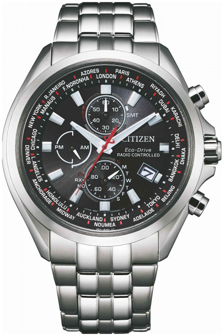 Citizen Herrklocka AT8200-87E Radio Controlled Svart/Stål Ø44 mm - Citizen