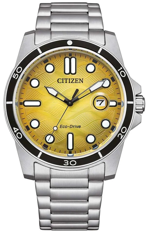 Citizen Herrklocka AW1816-89X Eco Drive Gul/Stål Ø41.5 mm - Citizen