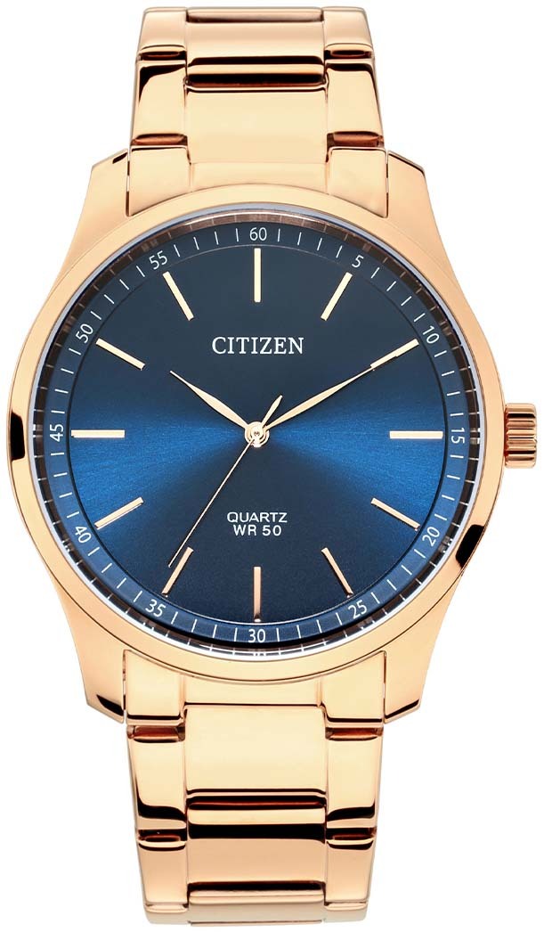 Citizen Herrklocka BH5003-51L Bl&aring;/Ros&eacute;guldstonat st&aring;l &Oslash;41 mm