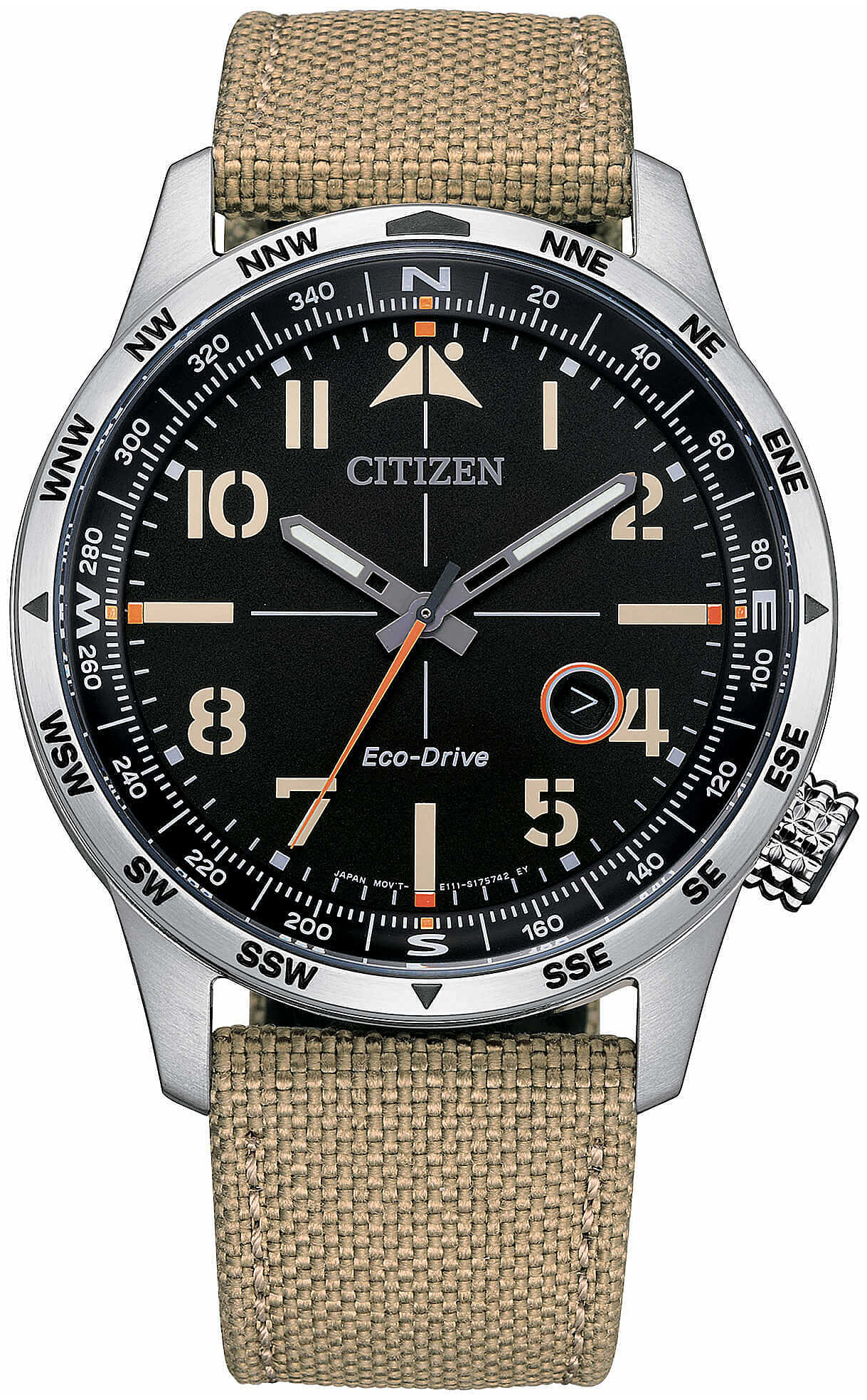 Citizen Herrklocka BM7550-10E Svart/Läder Ø43 mm - Citizen