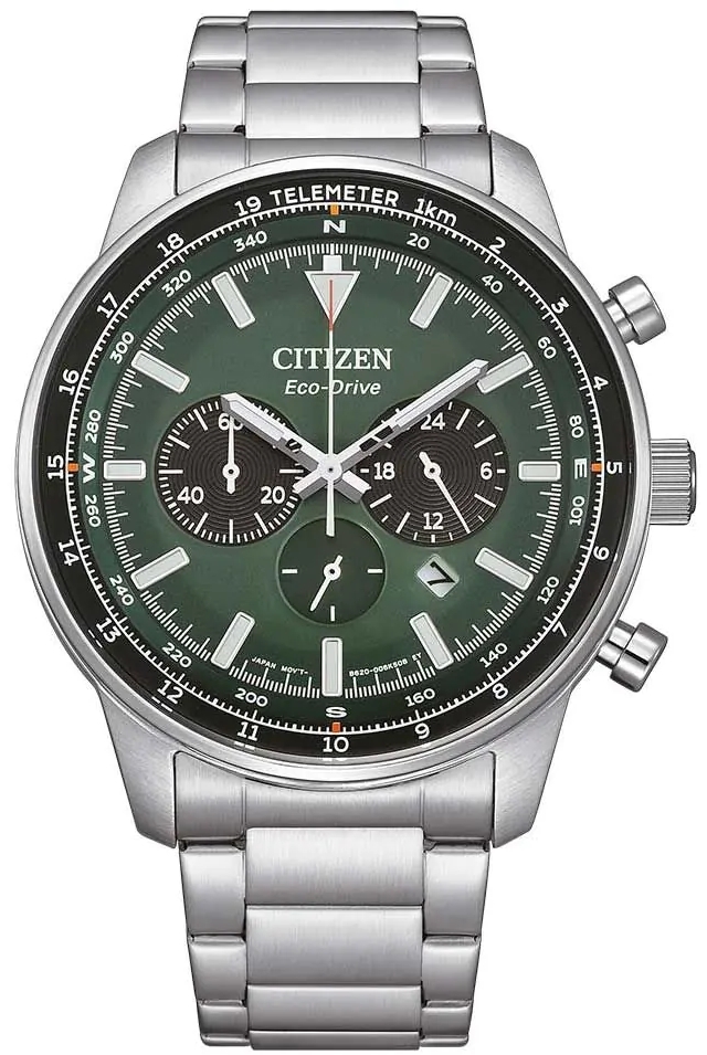 Citizen Herrklocka CA4500-91X Eco Drive Grön/Stål Ø44 mm - Citizen