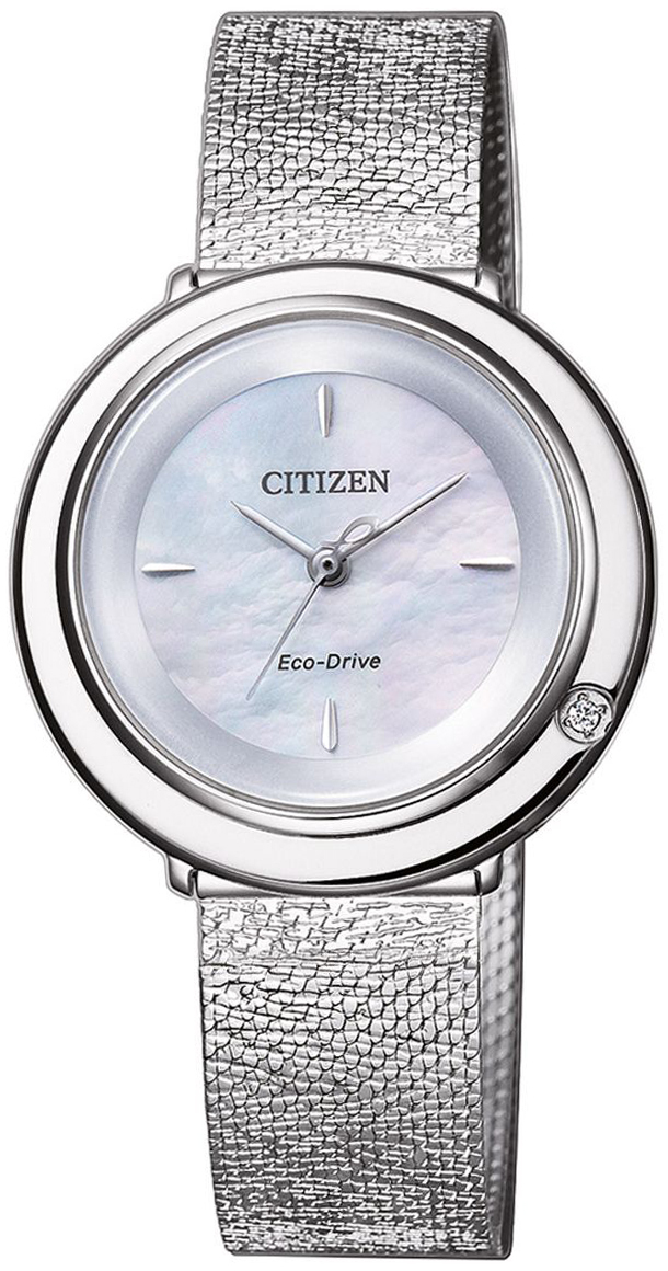 Citizen Damklocka EM0640-82D Eco Drive 180 Vit/Stål Ø32 mm - Citizen