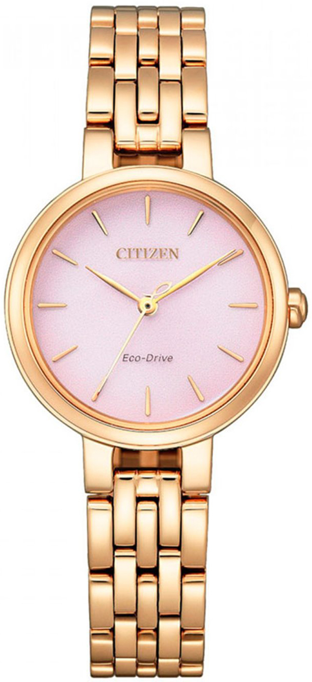 Citizen Damklocka EM0993-82X Eco Drive Rosa/Roséguldstonat stål - Citizen