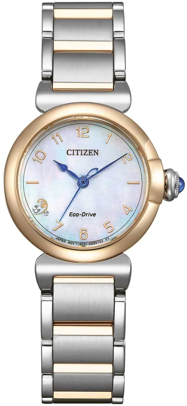 Citizen Damklocka EM1136-87D Eco Drive Roséguldstonat stål Ø26 mm - Citizen