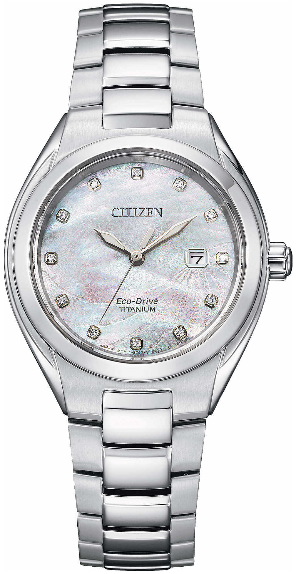 Citizen Damklocka EW2611-87Y Titanium Vit/Titan Ø31 mm - Citizen