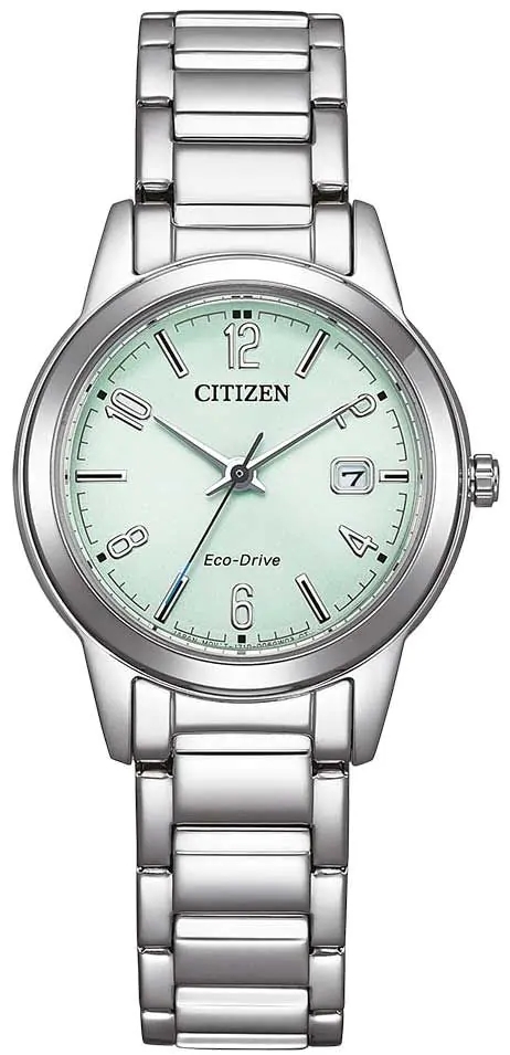 Citizen Damklocka FE1241-71X Eco Drive Grön/Stål Ø29.4 mm - Citizen