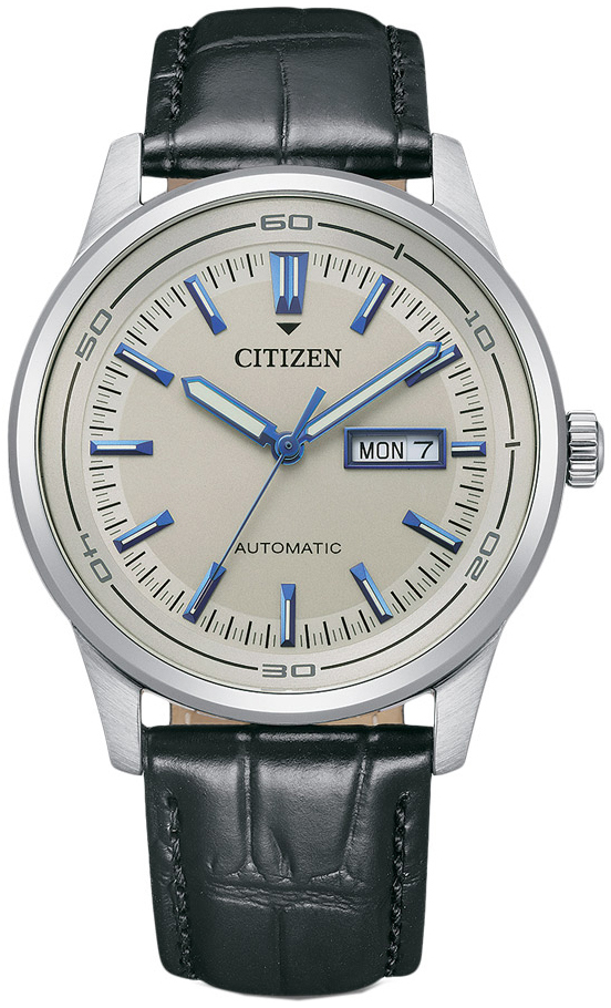 Citizen Herrklocka NH8400-10AE Silverfärgad/Läder Ø42 mm - Citizen