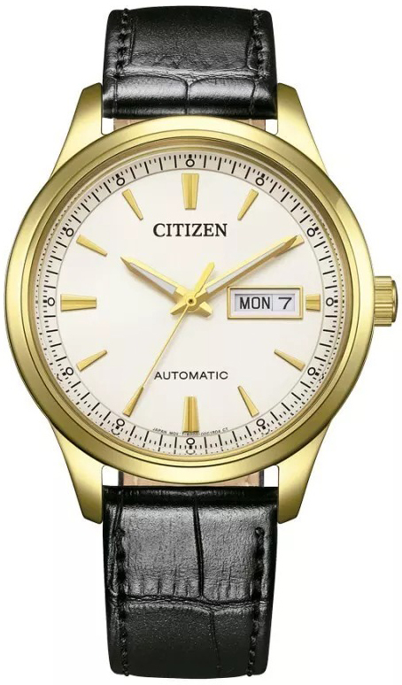 Citizen Herrklocka NY4059-09A Elegant Beige/Läder Ø40 mm - Citizen