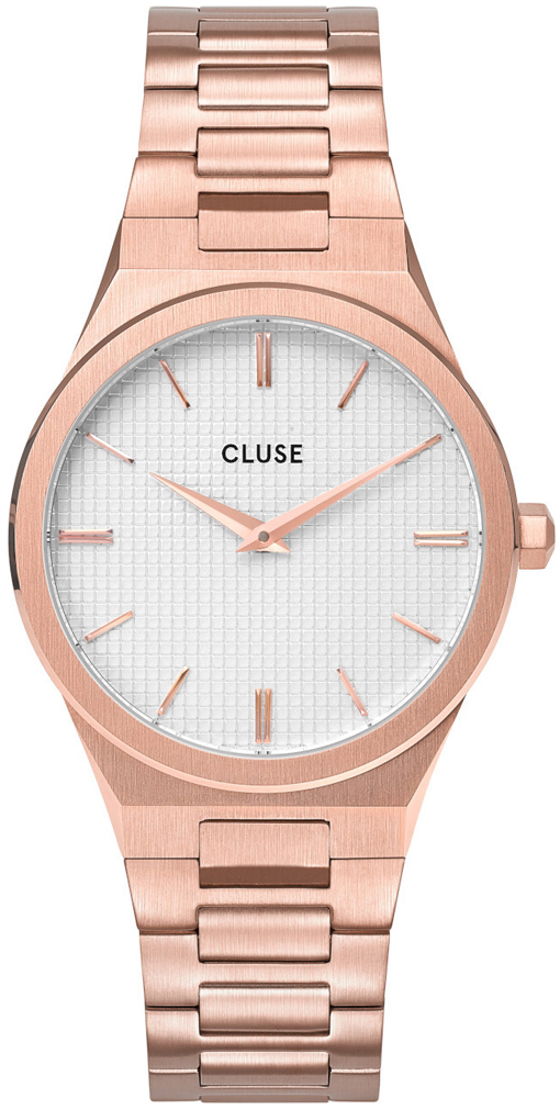 Cluse Damklocka CW0101210001 Vit/Roséguldstonat stål Ø33 mm - Cluse
