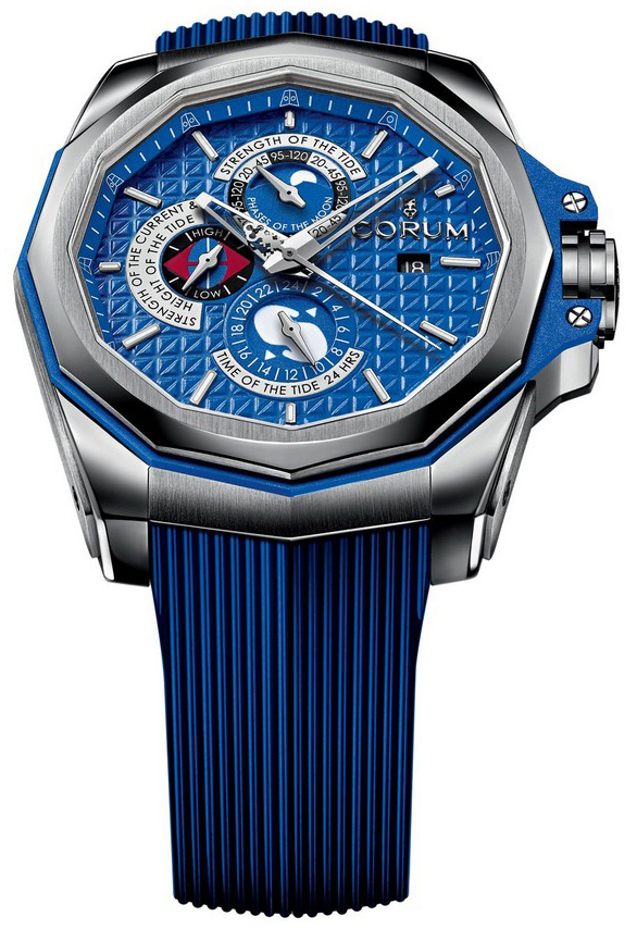 Corum Herrklocka 277.101.04-F373 AB12 Admirals Cup Blå/Gummi Ø45 mm - Corum