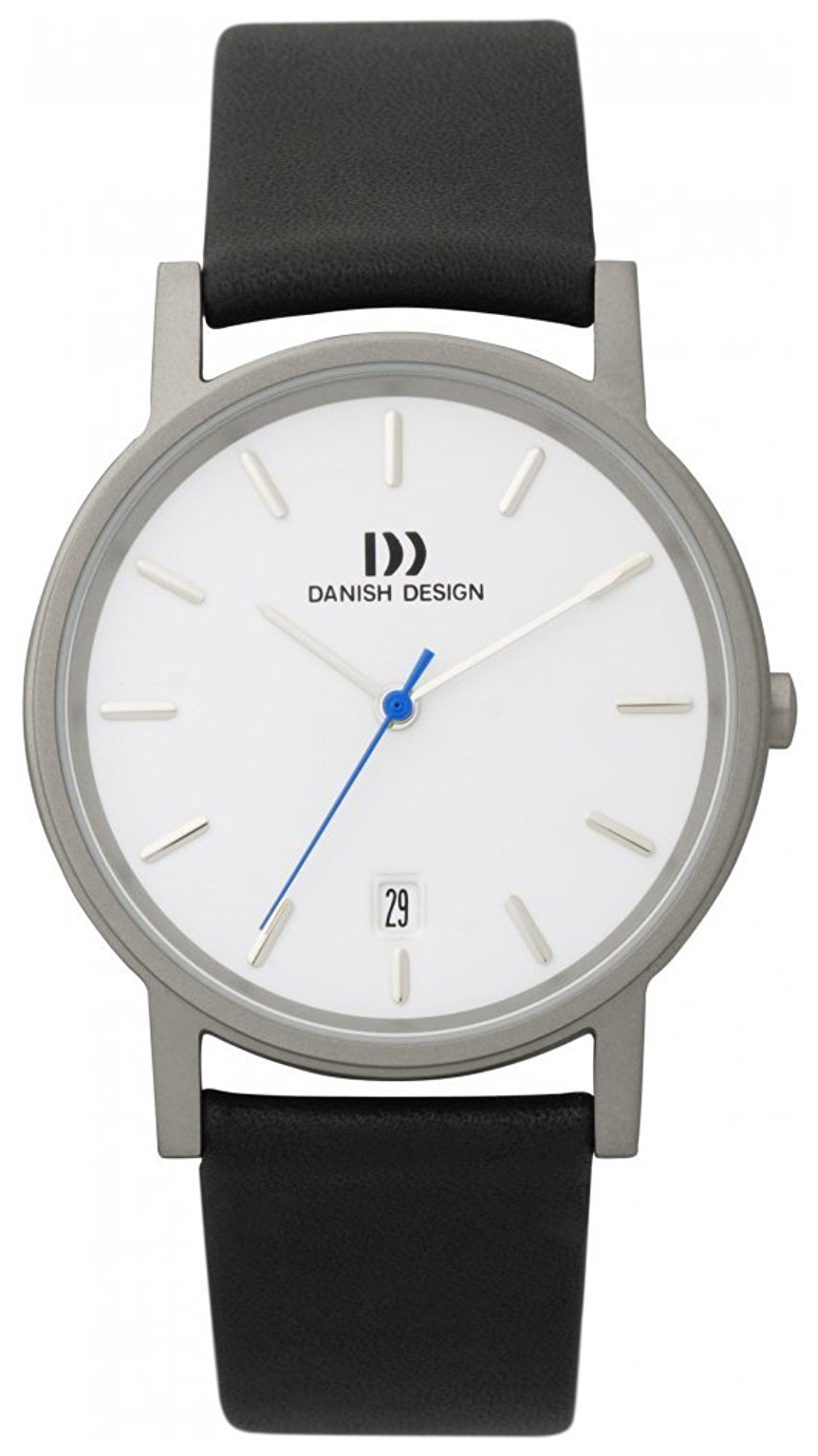 Danish Design Herrklocka IQ12Q171 Dress Vit/Läder Ø34 mm - Danish Design