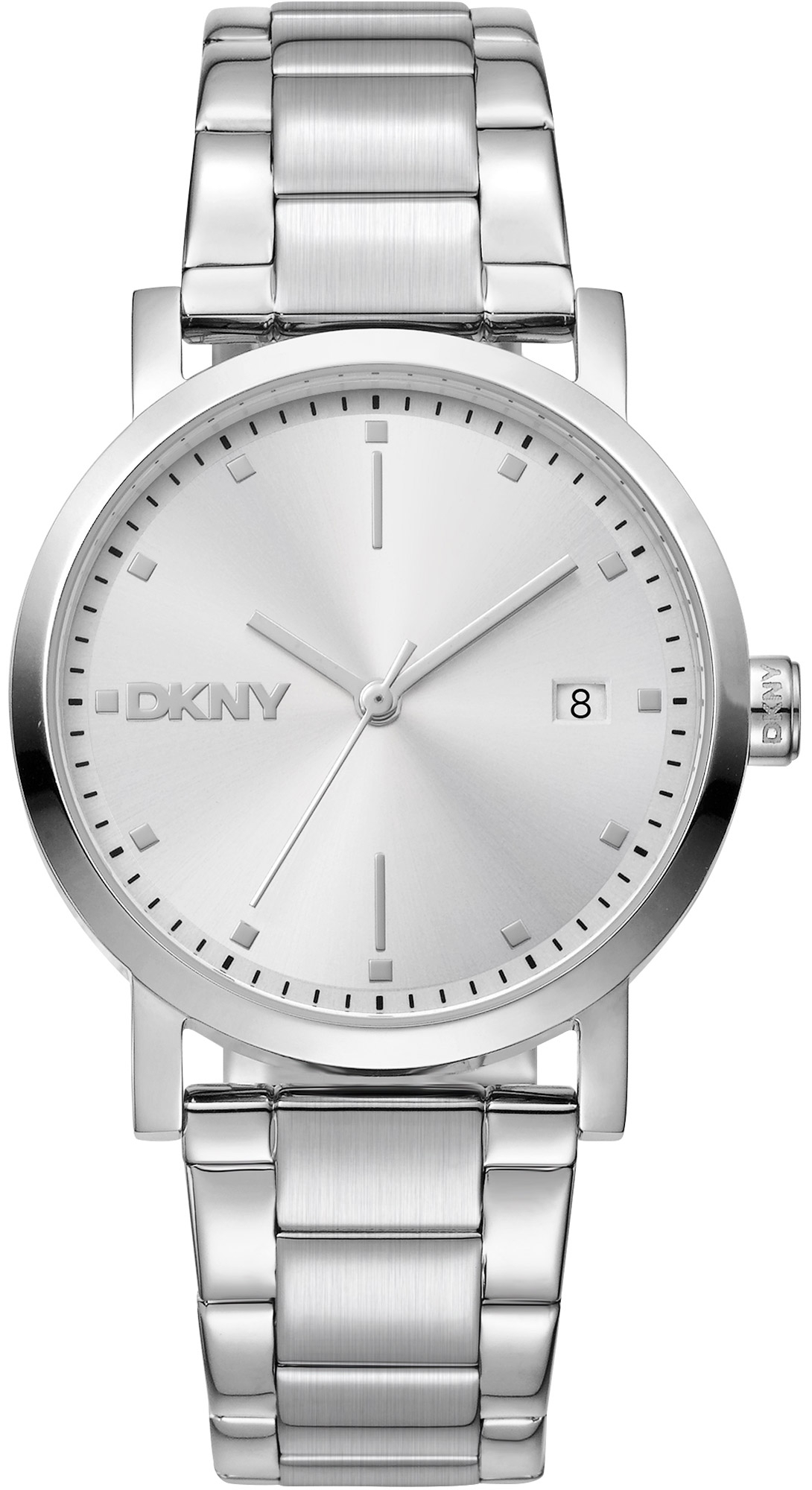 DKNY Damklocka DK1L036M0045 Soho Midi Silverfärgad/Stål Ø34 mm - DKNY