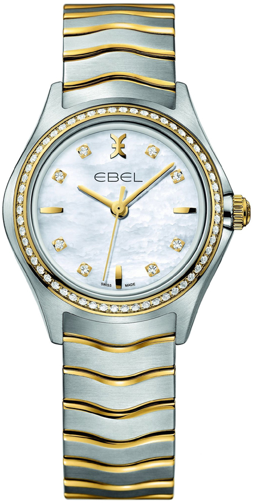 Ebel Damklocka 1216351 Wave Vit/18 karat gult guld Ø30 mm - Ebel