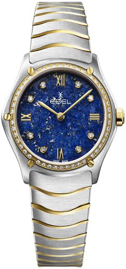 Ebel Damklocka 1216562 Classic Blå/18 karat gult guld Ø29 mm - Ebel