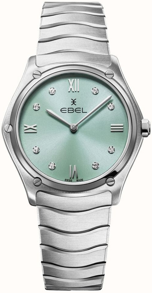 Ebel Damklocka 1216565 Classic Blå/Stål Ø33 mm - Ebel