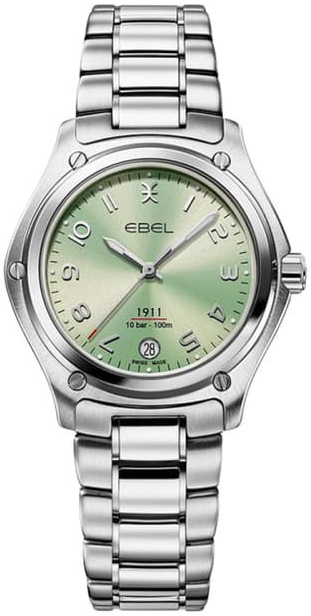 Ebel 1911 Damklocka 1216579 Grön/Stål Ø34 mm - Ebel
