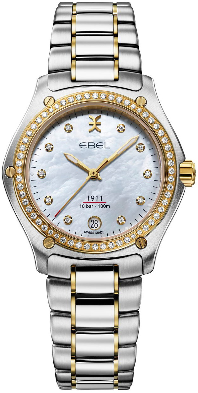 Ebel 1911 Damklocka 1216582 Vit/18 karat gult guld Ø34 mm - Ebel