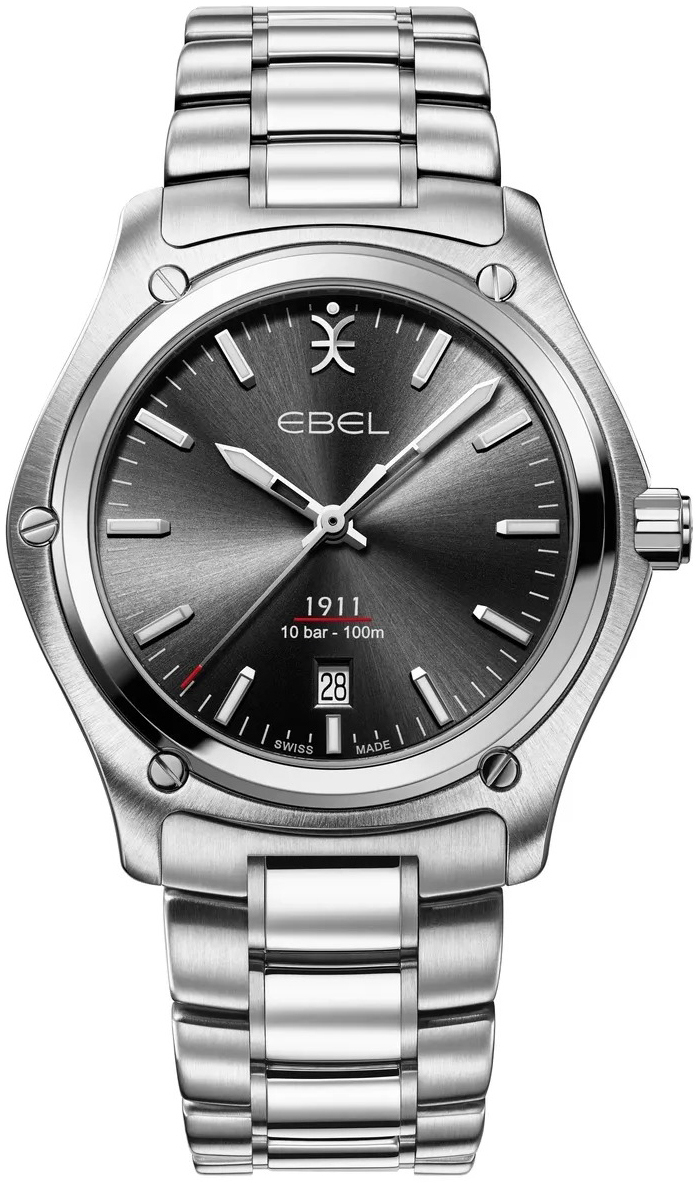 Ebel 1911 Herrklocka 1216583 Grå/Stål Ø42 mm - Ebel